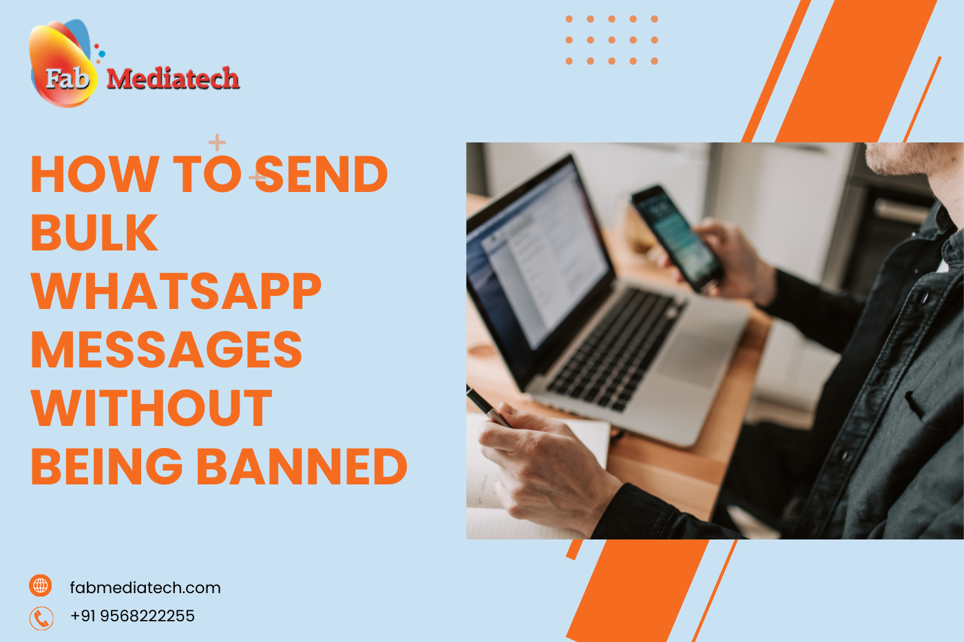 How to Send Bulk WhatsApp Messages without Being Banned?
