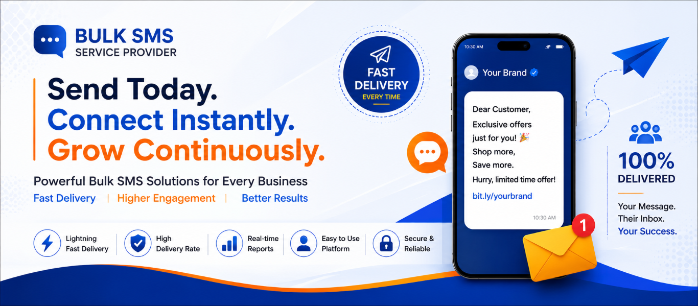 Bulk SMS Provider in Noida - Fab Media Tech